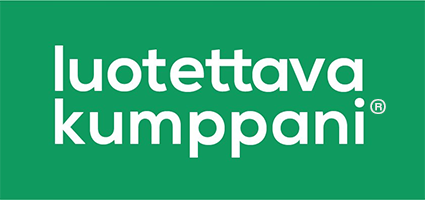 Luotettava kumppani logo